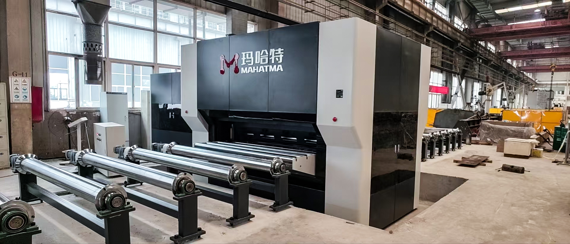 山東能源集團引進瑪哈特液壓矯平機，助力能源裝備制造再升級！